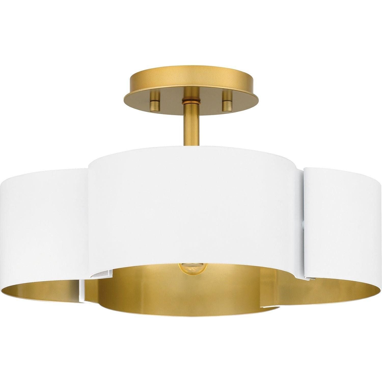 Quoizel - Balsam Semi-Flush Mount - BSM1714W - Canada Light Shop
