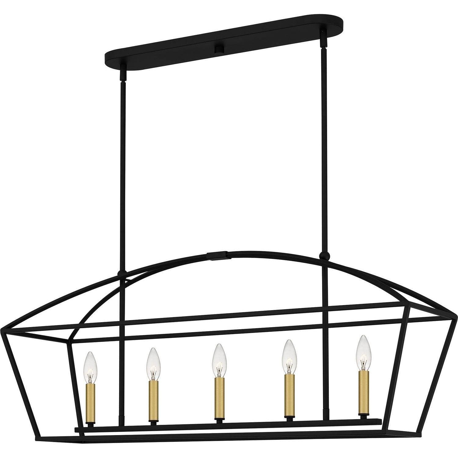 Quoizel - Concho Island Chandelier - COB540MBK - Canada Light Shop