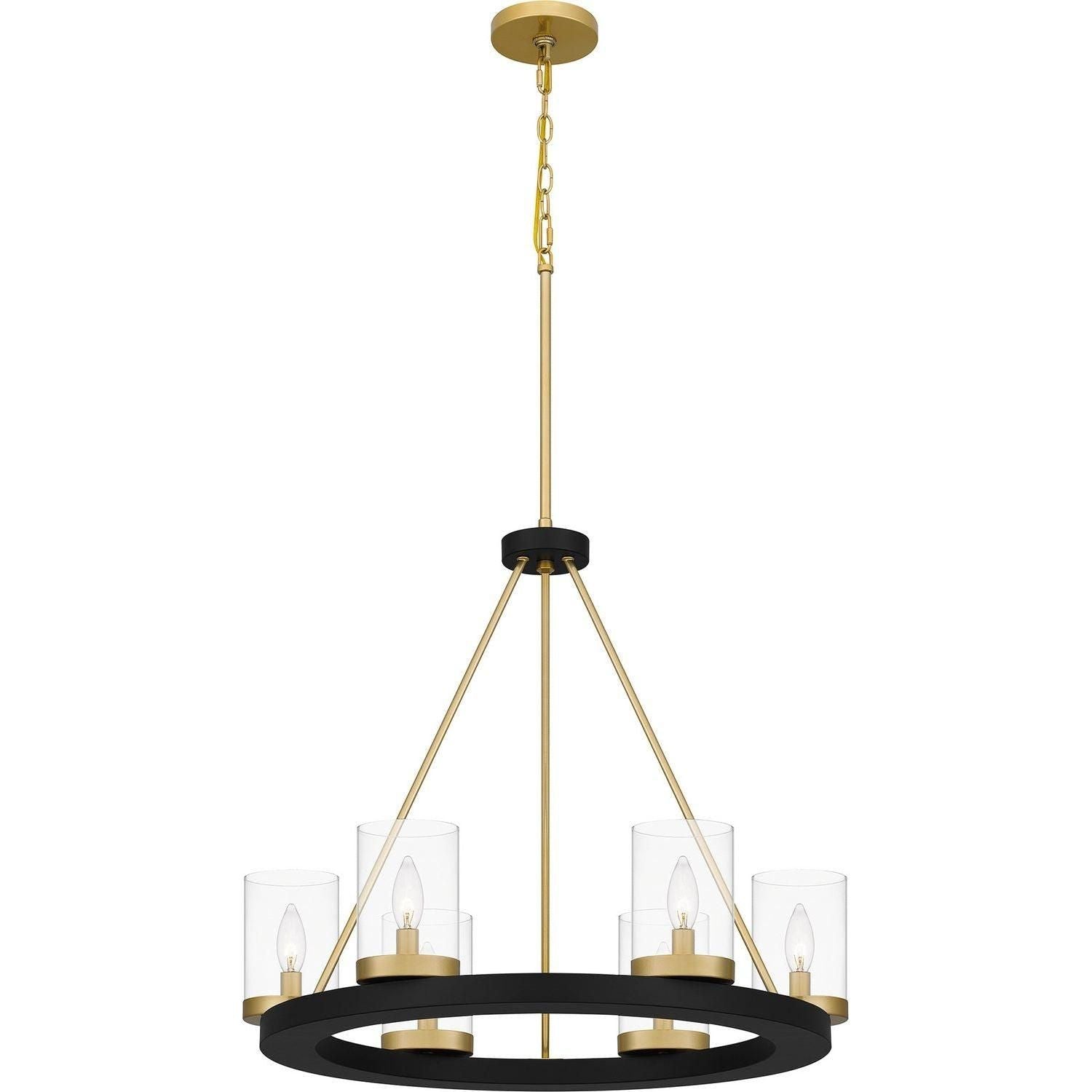 Quoizel - Greeley Chandelier - GRL5026MBK - Canada Light Shop