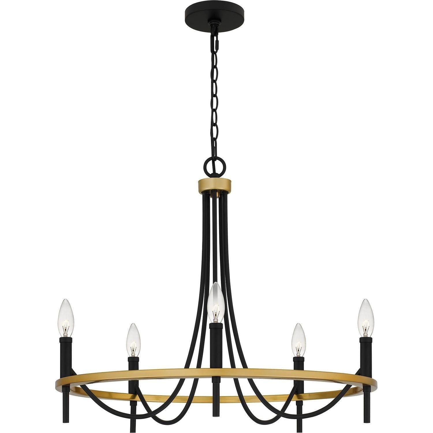 Quoizel - Legare Chandelier - LGR5026MBK - Canada Light Shop
