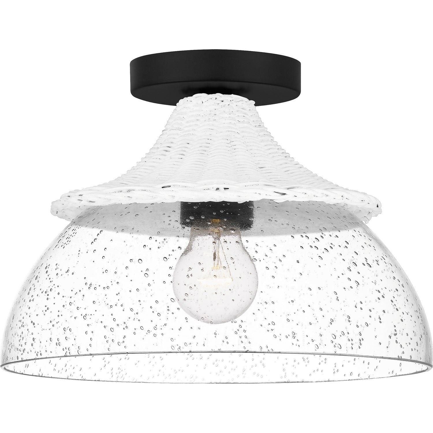 Quoizel - Otten Semi Flush Mount - OTN1712MBK - Canada Light Shop