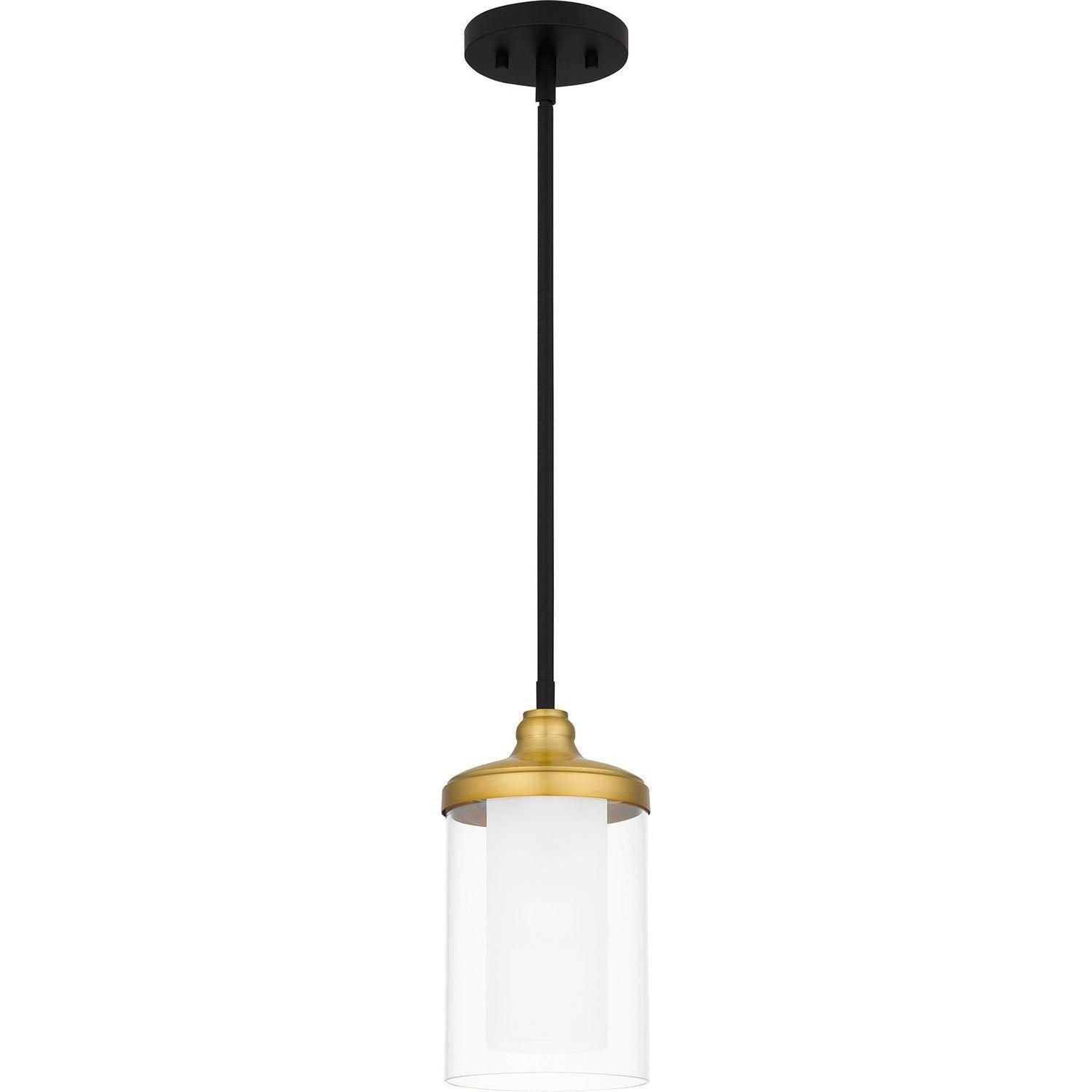 Quoizel - Rowland Mini Pendant - ROW1506MBK - Canada Light Shop