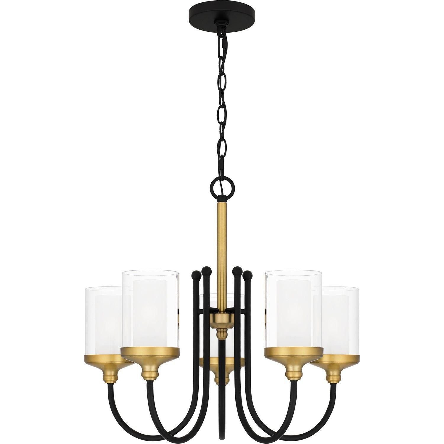 Quoizel - Rowland Chandelier - ROW5022MBK - Canada Light Shop