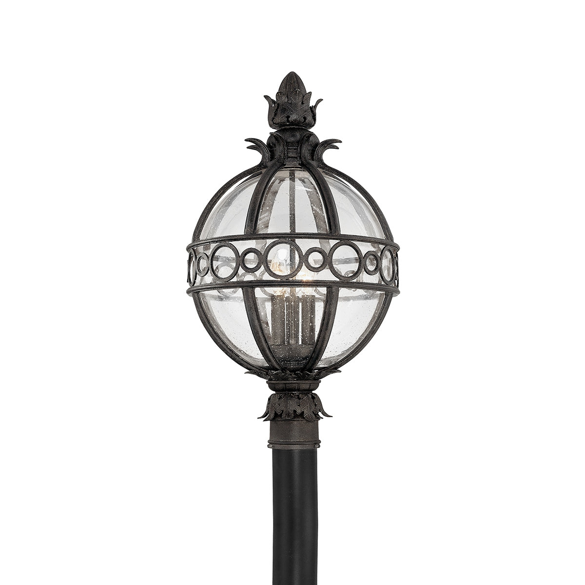 Troy Lighting Canada - P5006-FRN - Three Light Post Lantern - Campanile - French Iron