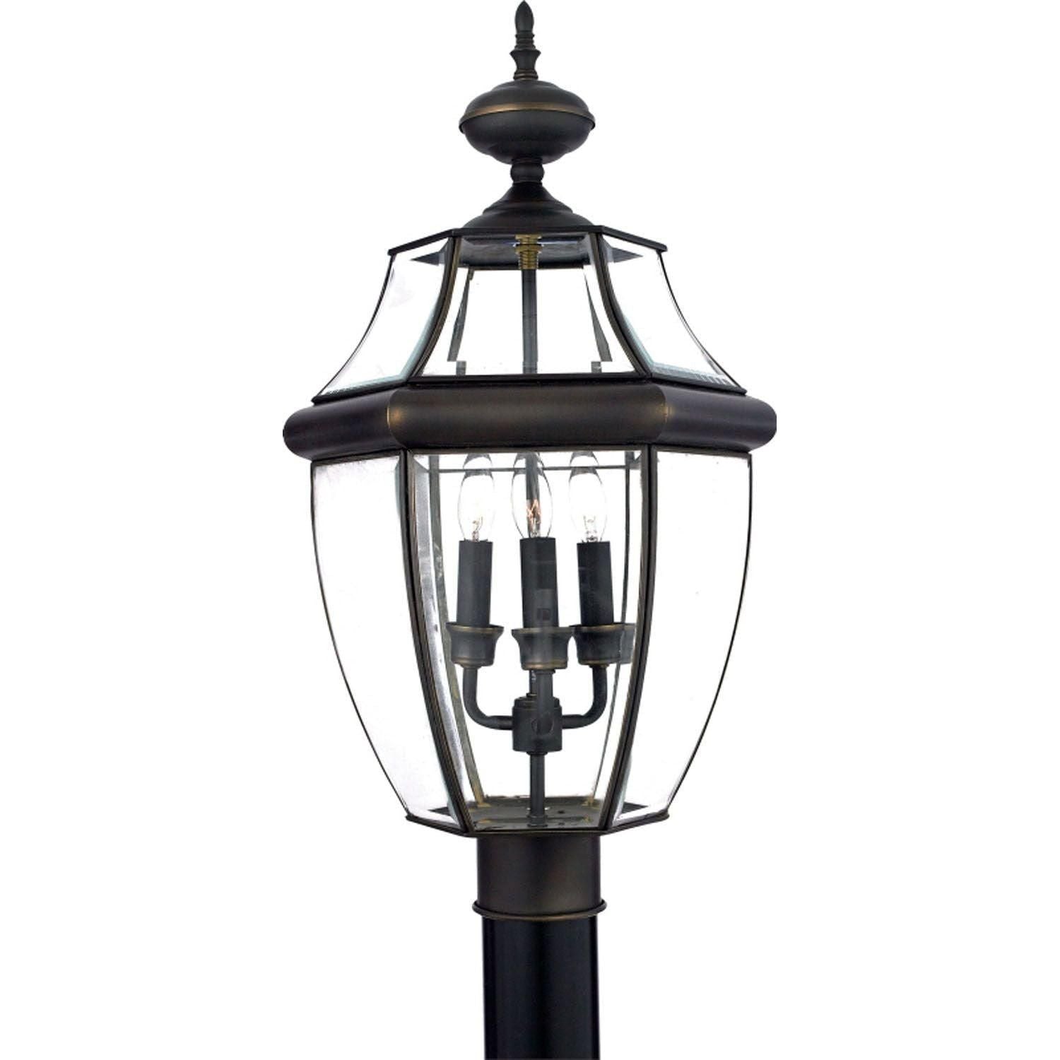 Quoizel - Newbury Outdoor Post Lantern - NY9043Z - Canada Light Shop