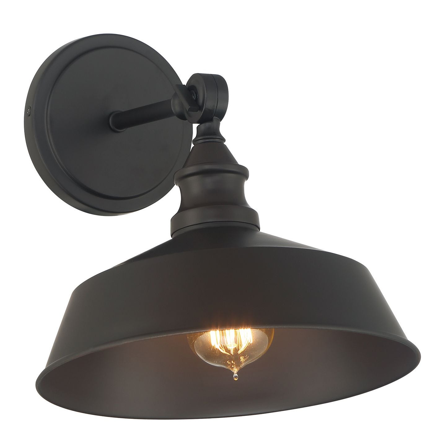 Meridian M90090ORB One Light Wall Sconce in Oil Rubbed Bronze