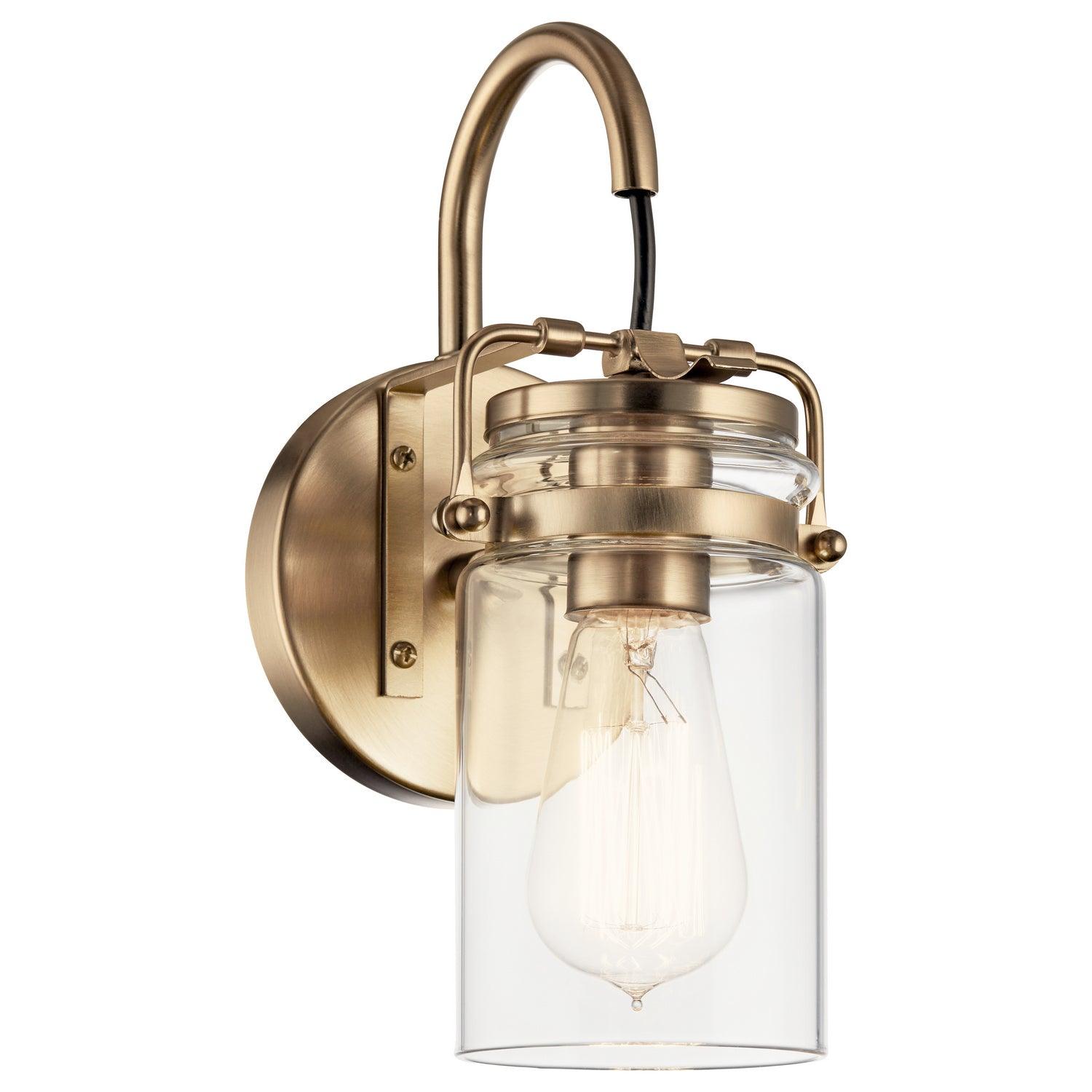 Kichler - Brinley Wall Sconce - 45576CPZ - Canada Light Shop