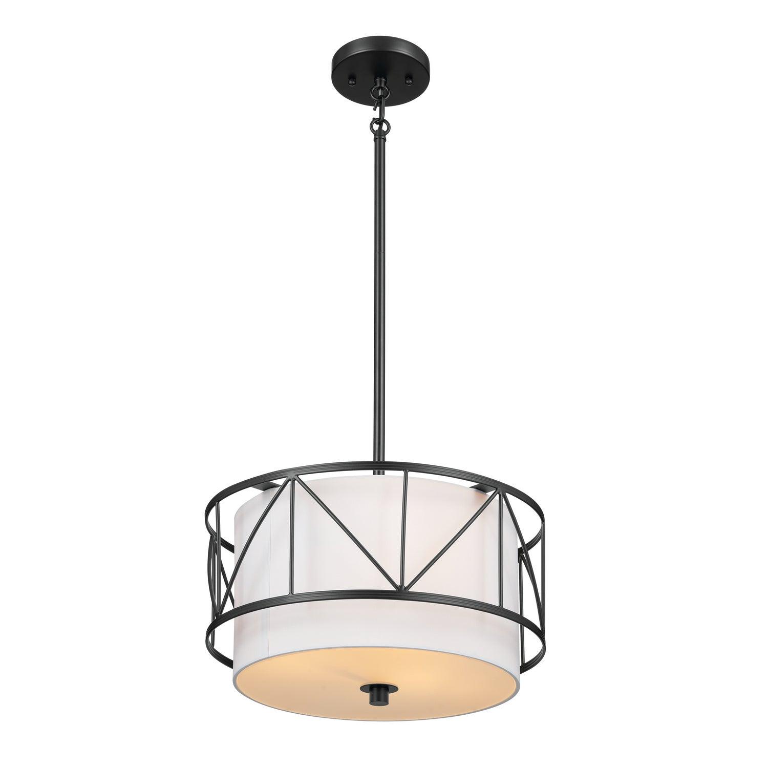 Kichler - Birkleigh Pendant/Semi Flush - 5074 - 52074BK - Canada Light Shop