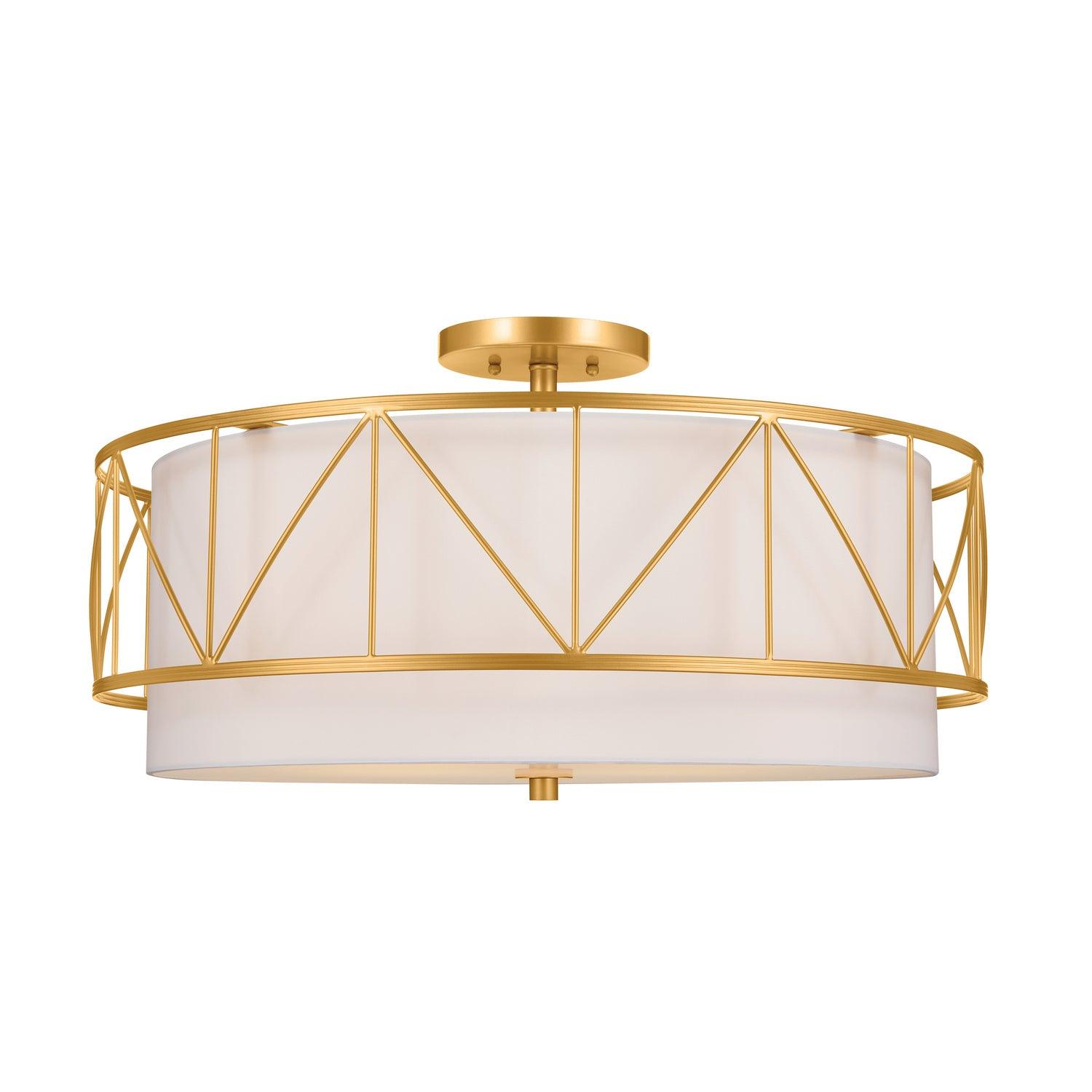 Kichler - Birkleigh Semi Flush Mount - 52076CLG - Canada Light Shop