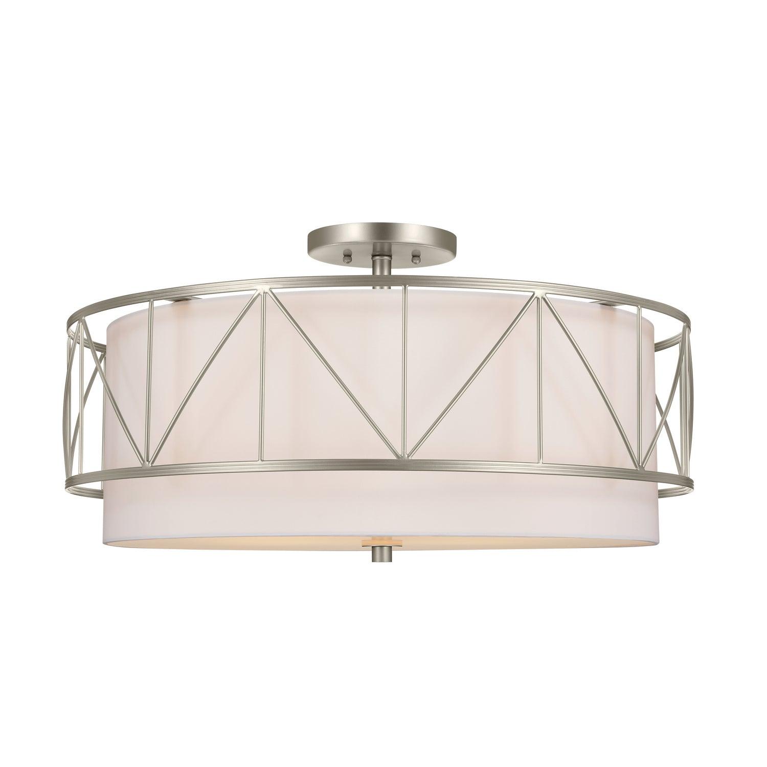 Kichler - Birkleigh Semi Flush Mount - 52076SN - Canada Light Shop