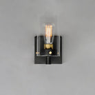 Maxim Lighting - Pinn Wall Sconce - 12401CLBKSBR - Canada Light Shop