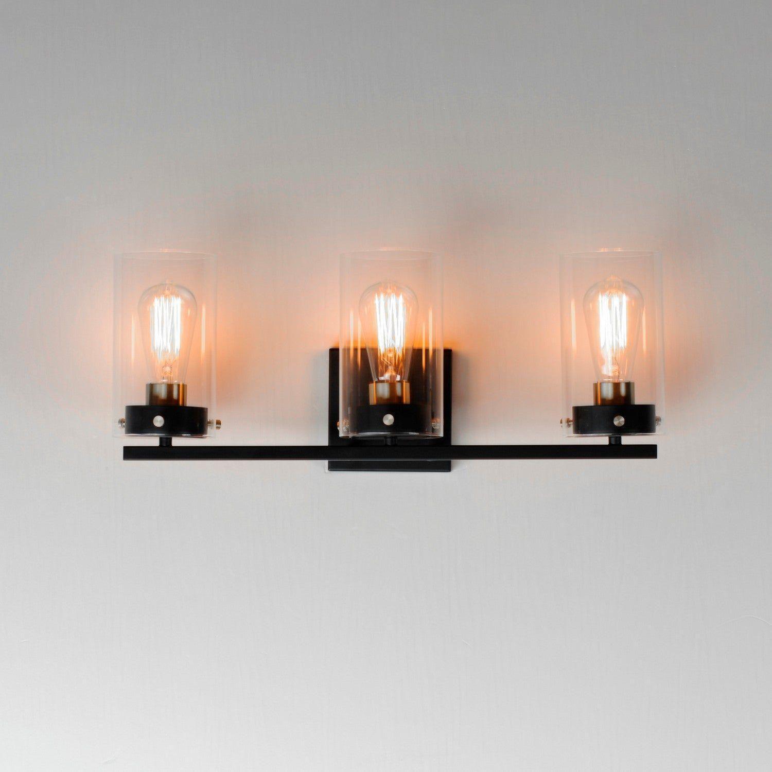 Maxim Lighting - Pinn Bath Vanity - 12405CLBKSBR - Canada Light Shop