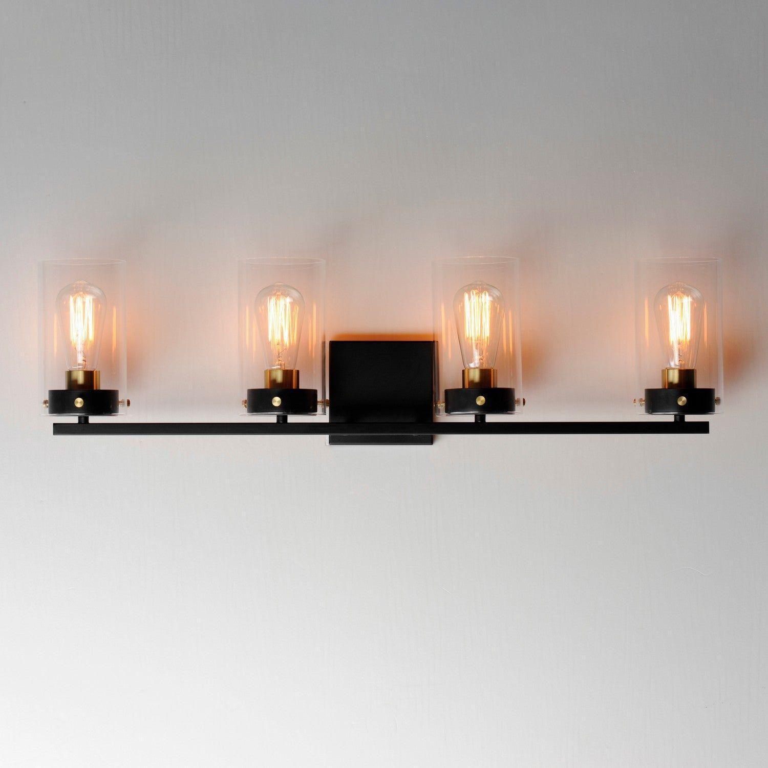 Maxim Lighting - Pinn Bath Vanity - 12405CLBKSBR - Canada Light Shop