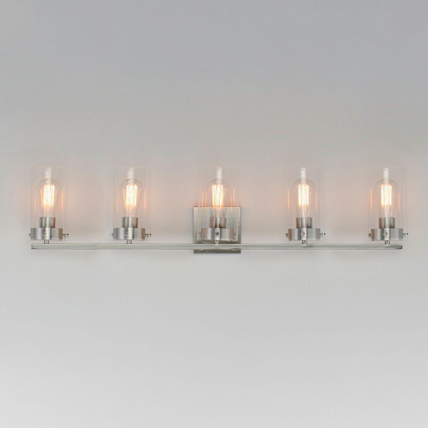 Maxim Lighting - Pinn Bath Vanity - 12405CLBKSBR - Canada Light Shop