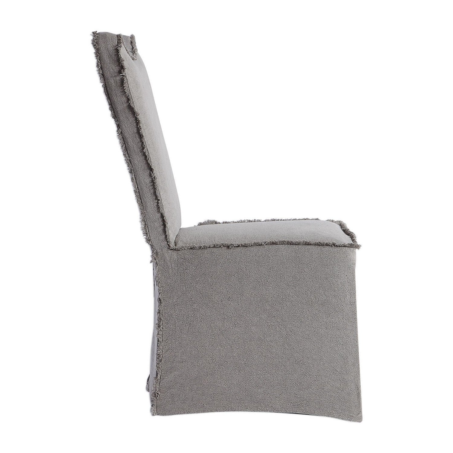 Uttermost - 23462-2 - Armless Chairs, Set Of 2 - Narissa - Gray Linen