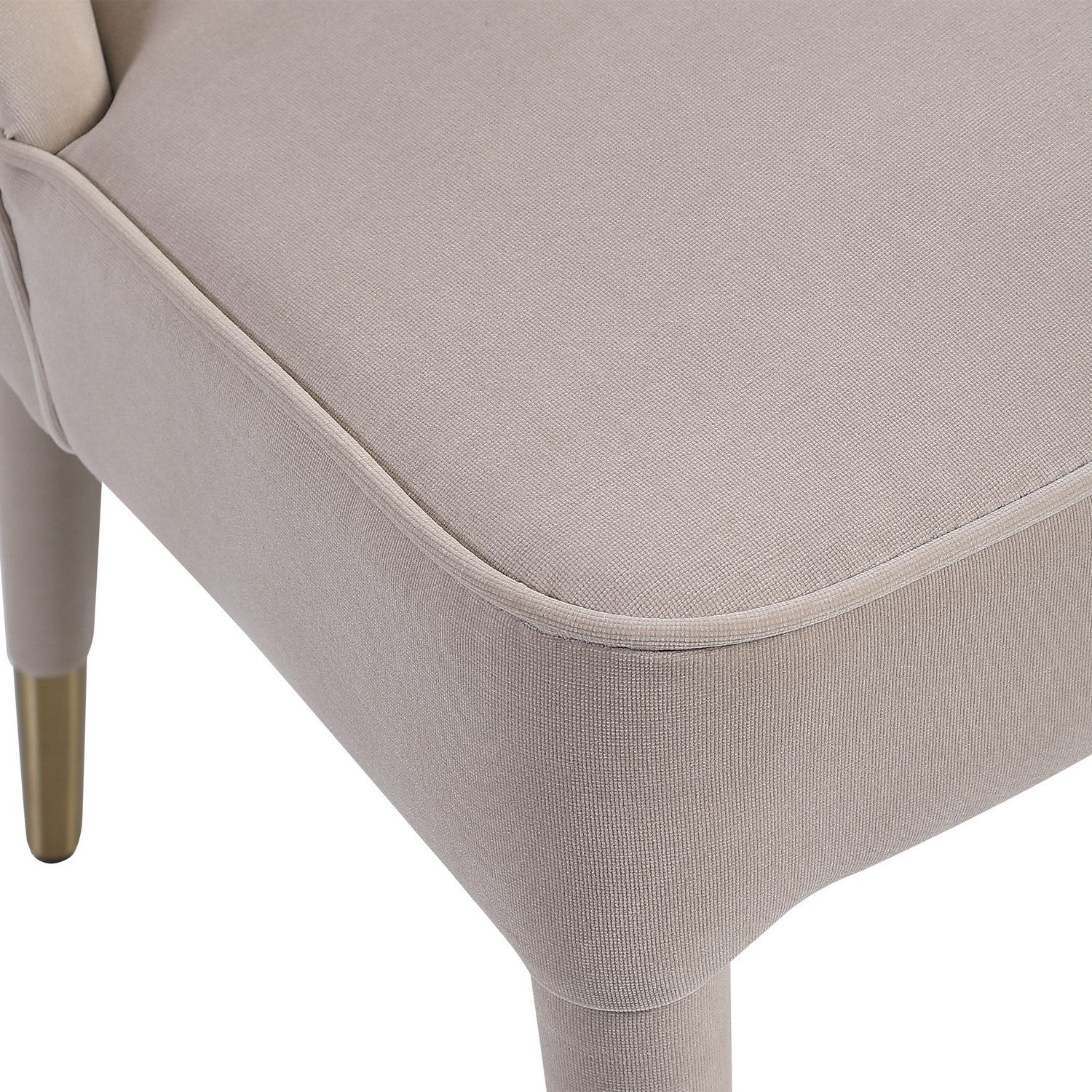 Uttermost - 23593-2 - Armless Chair Set Of 2 - Brie - Brushed Brass