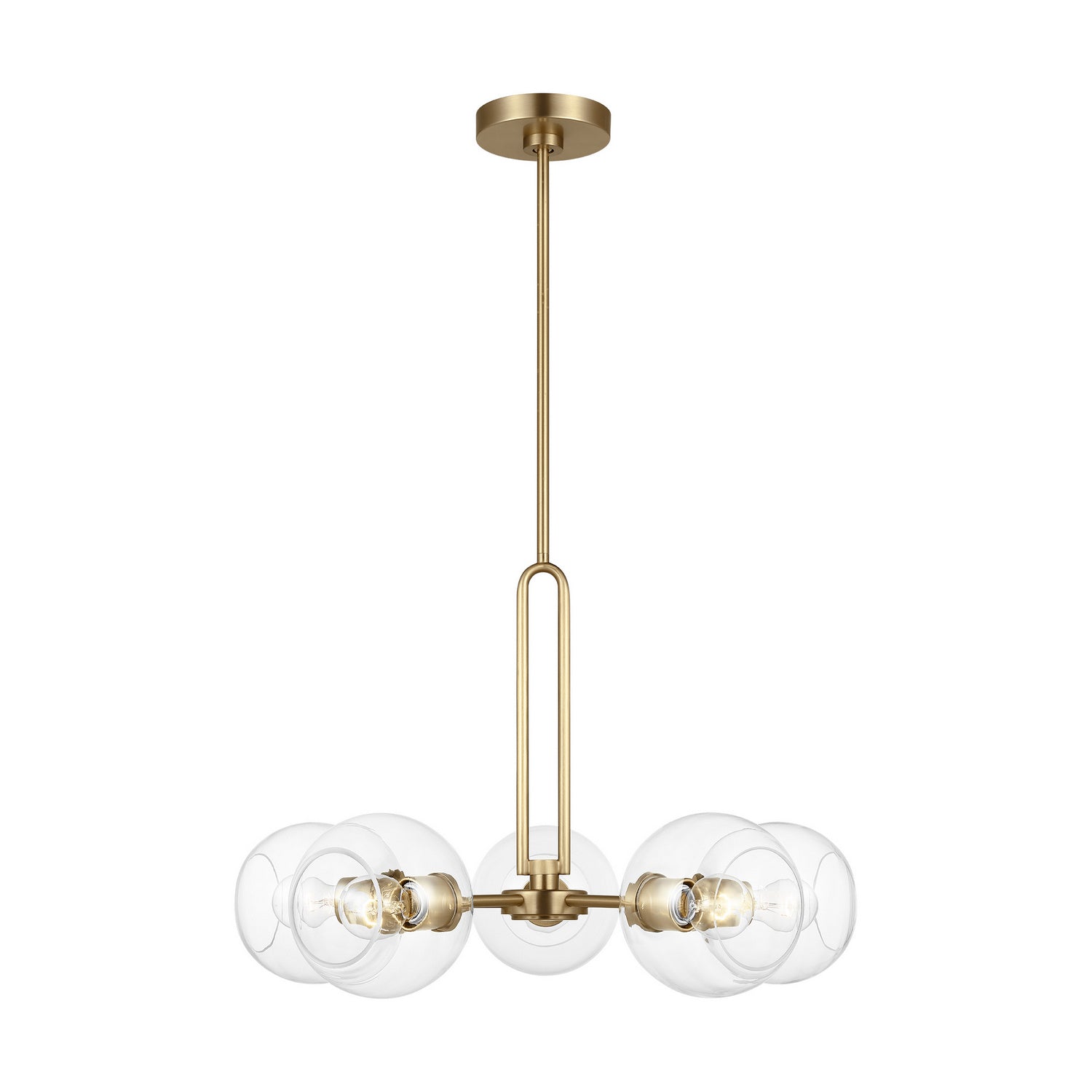 Visual Comfort Studio Canada - 3155705-848 - Five Light Chandelier - Codyn - Satin Brass