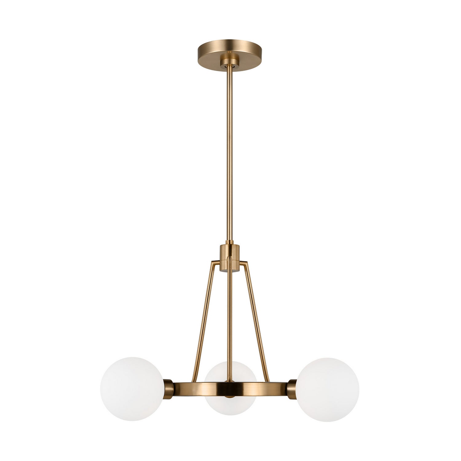 Visual Comfort Studio Canada - 3161603-848 - Three Light Chandelier - Clybourn - Satin Brass