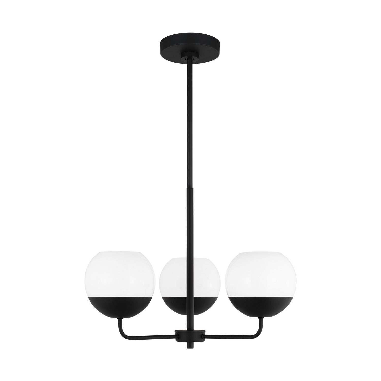 Visual Comfort Studio Canada - 3168103-112 - Three Light Chandelier - Alvin - Midnight Black
