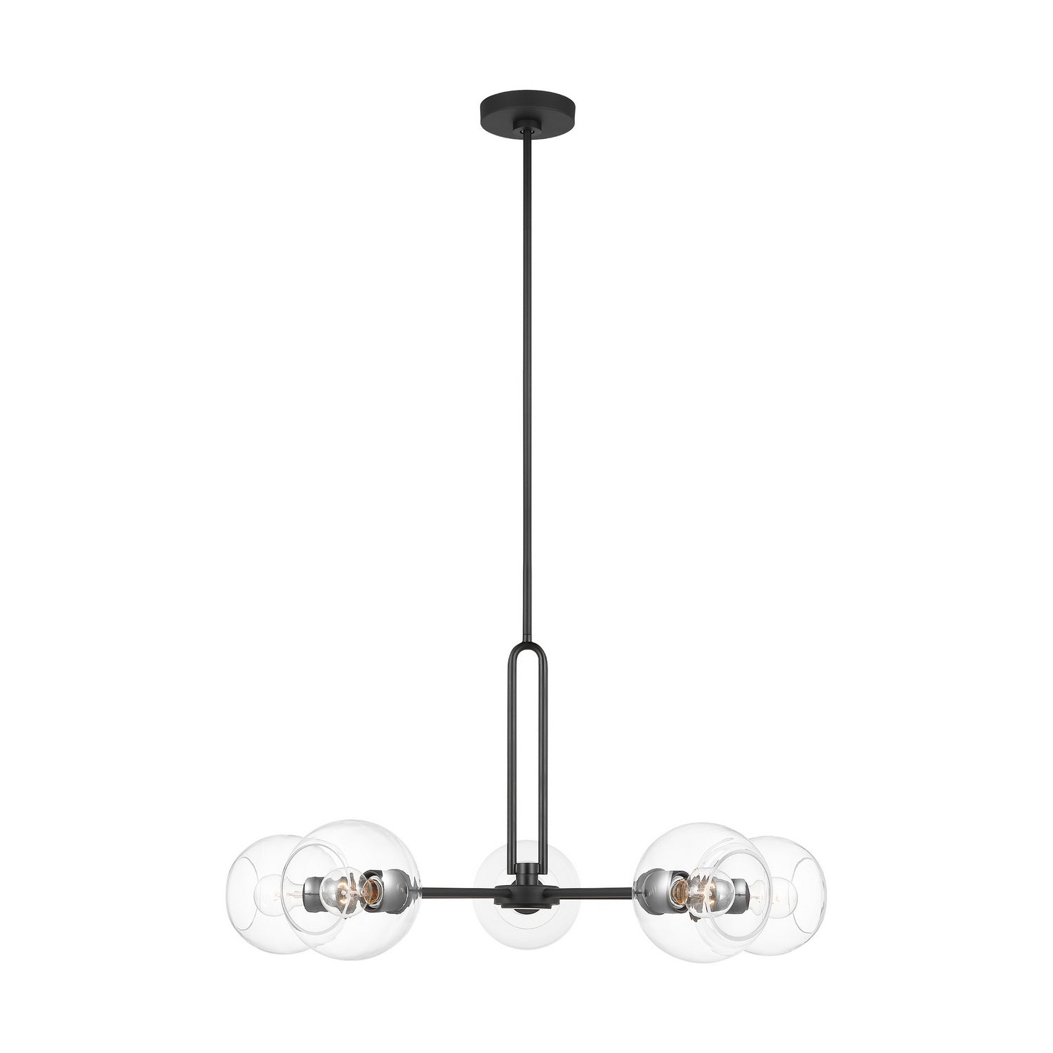 Visual Comfort Studio Canada - 3255705-112 - Five Light Chandelier - Codyn - Midnight Black