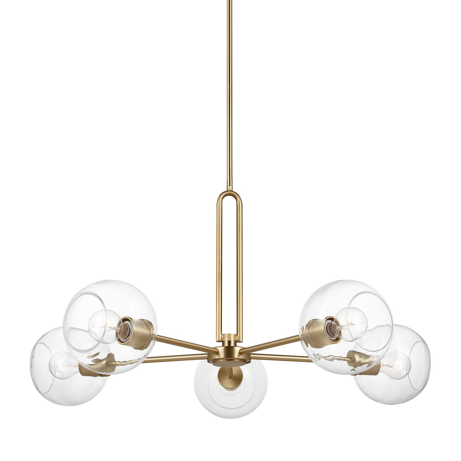 Visual Comfort Studio Canada - 3255705-848 - Five Light Chandelier - Codyn - Satin Brass