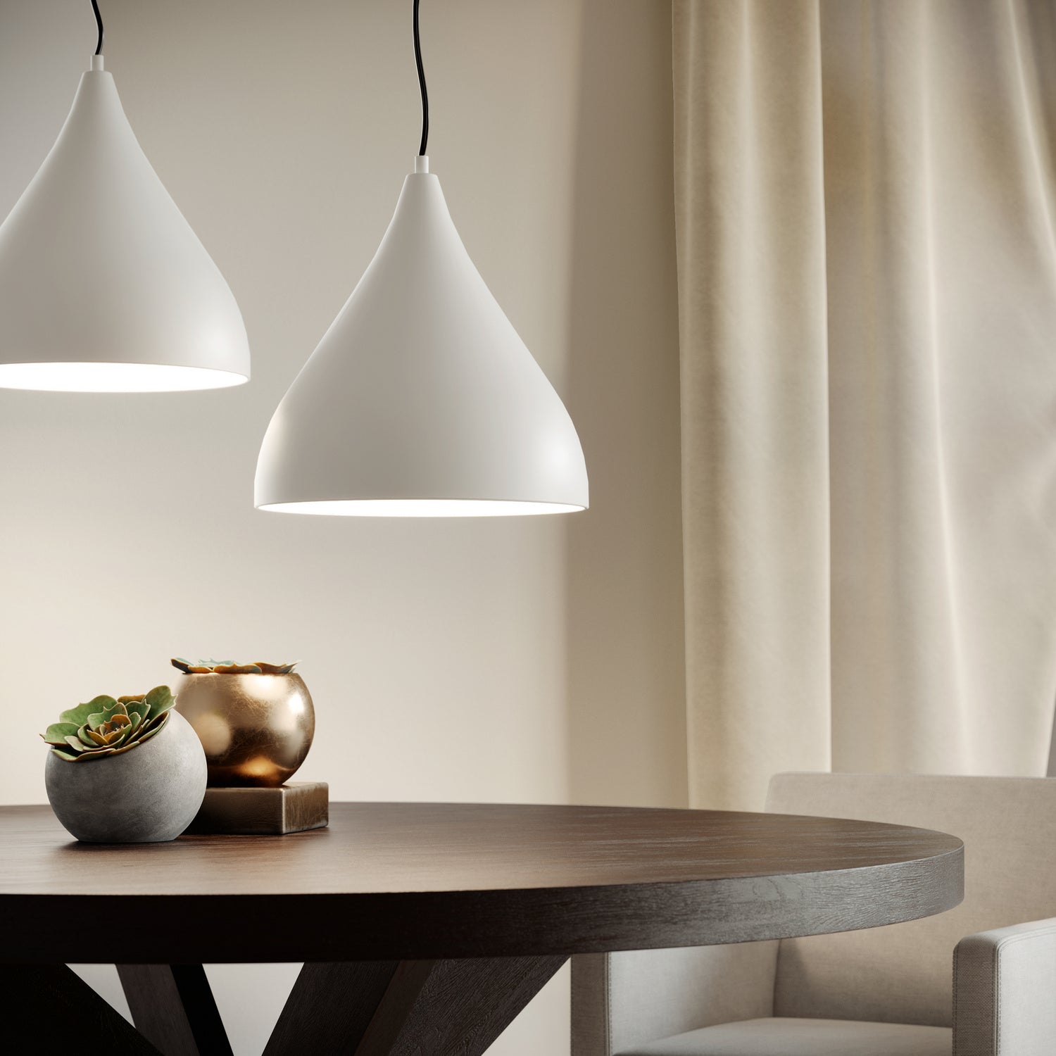 Visual Comfort Studio Canada - 6645301-115 - One Light Pendant - Oden - Matte White