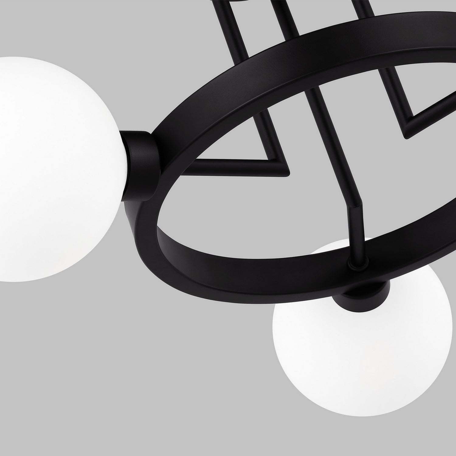 Visual Comfort Studio Canada - 7761603-112 - Three Light Semi-Flush Mount - Clybourn - Midnight Black