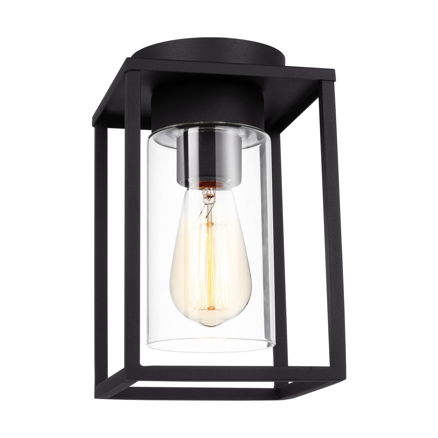 Visual Comfort Studio Canada - 7831101-12 - One Light Outdoor Flush Mount - Vado - Black