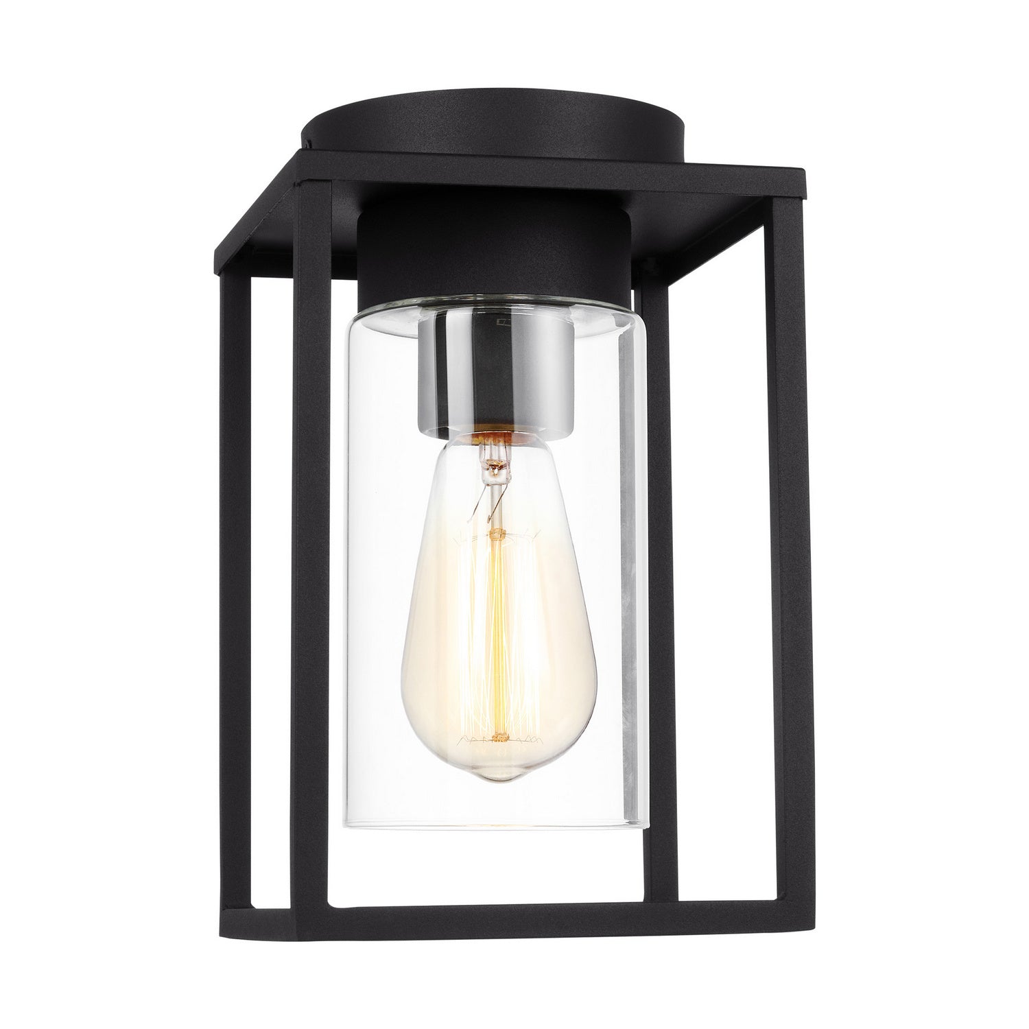 Visual Comfort Studio Canada - 7831101-12 - One Light Outdoor Flush Mount - Vado - Black