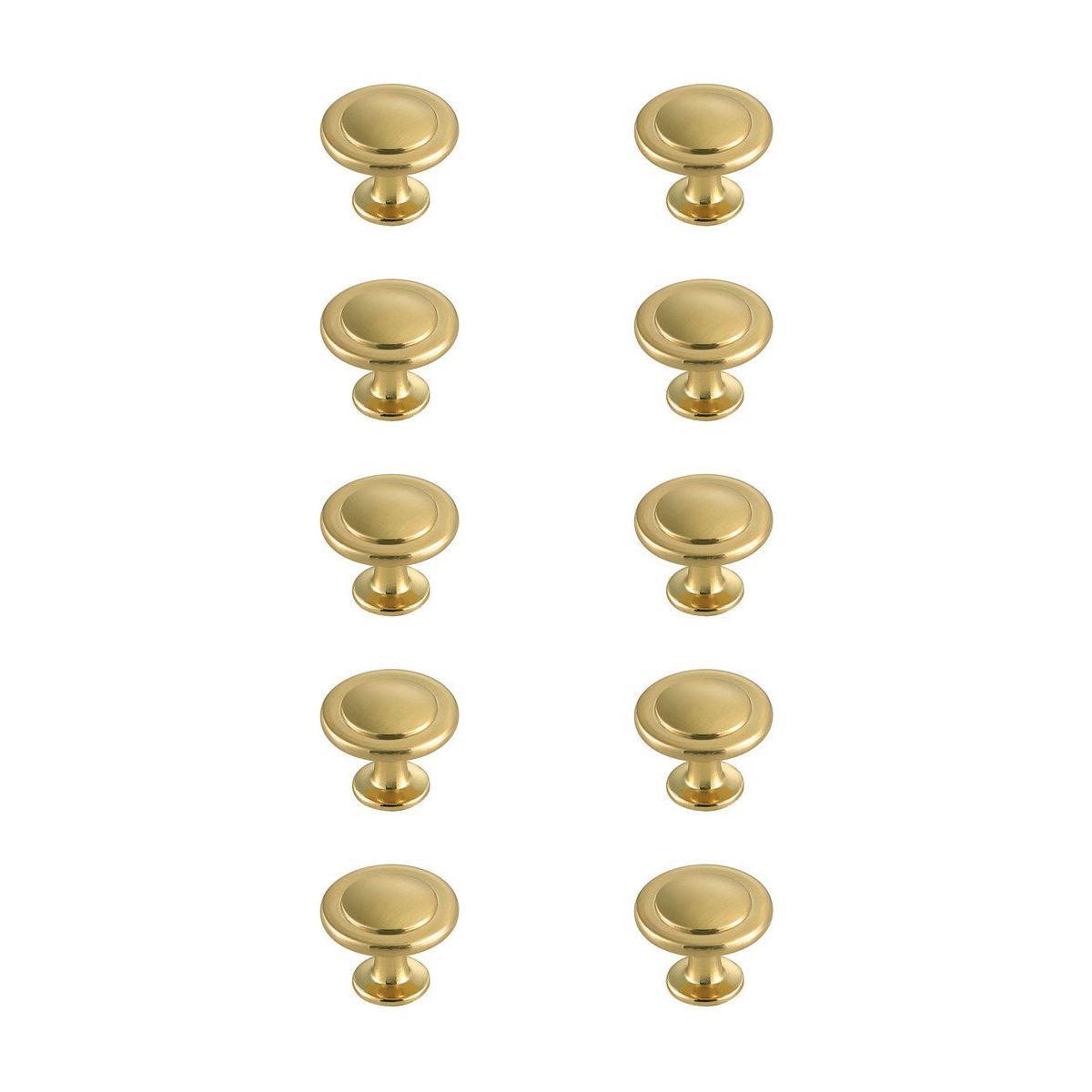 Elegant Lighting - Logyn Knob Multipack (Set of 10) - KB2005-GD-10PK - Canada Light Shop