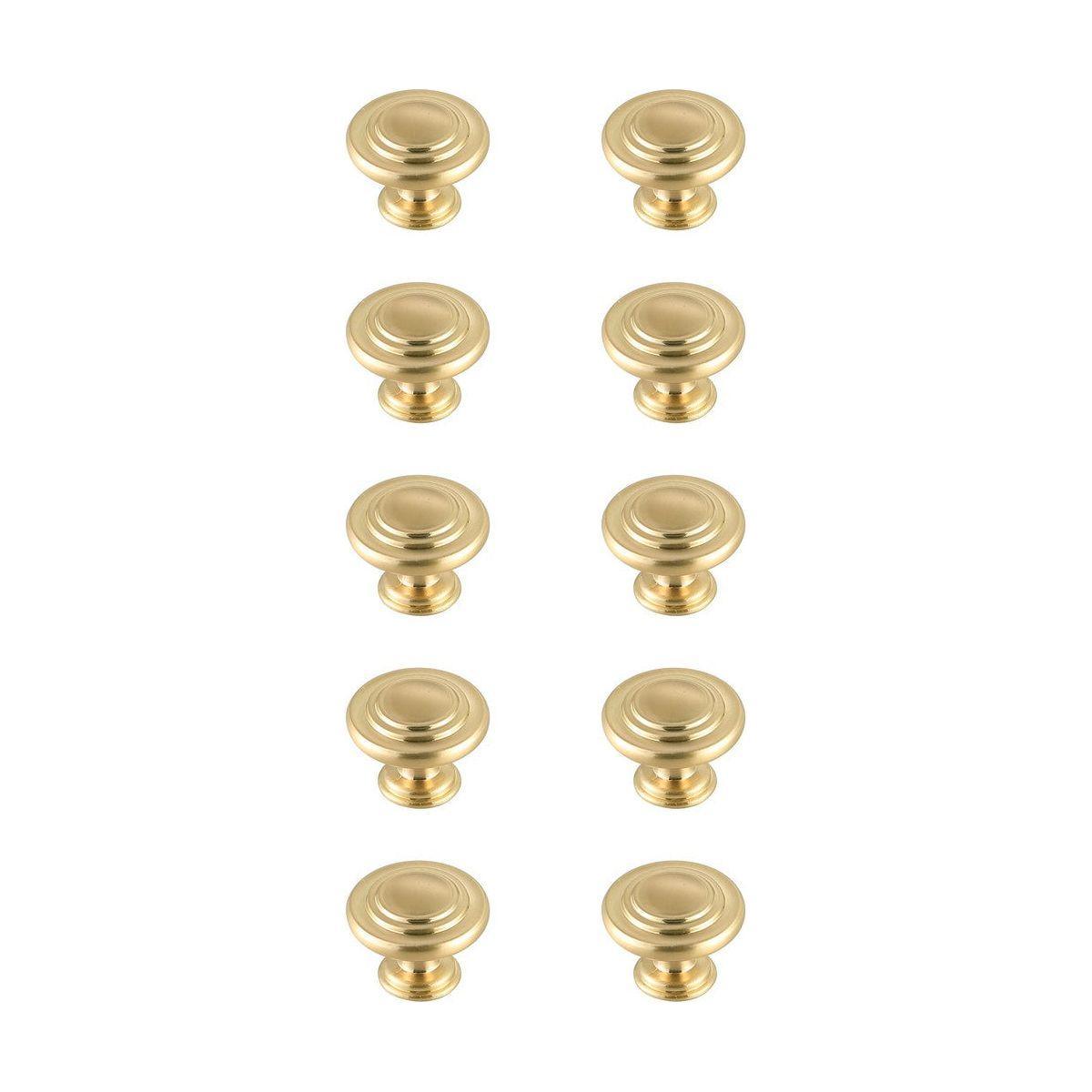 Elegant Lighting - Minu Knob Multipack (Set of 10) - KB2006-GD-10PK - Canada Light Shop