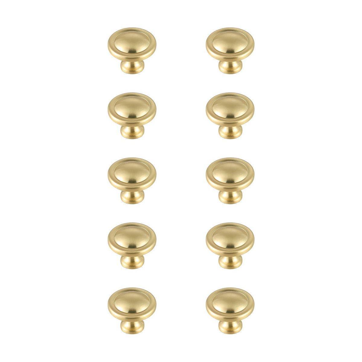Elegant Lighting - Garlande Knob Multipack (Set of 10) - KB2007-GD-10PK - Canada Light Shop