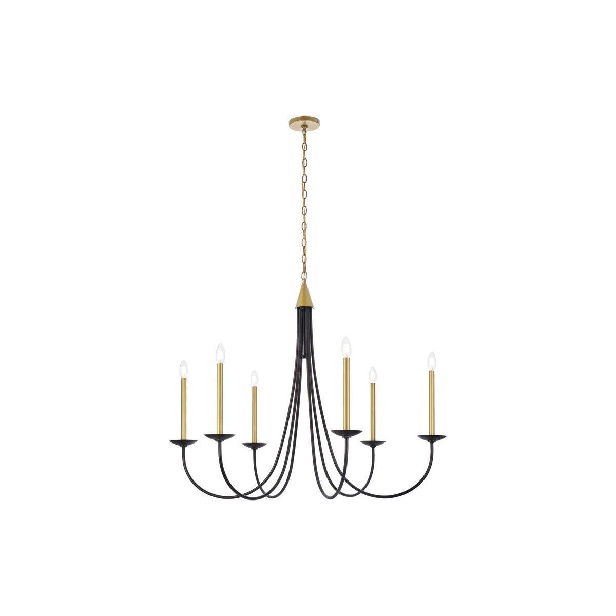 Elegant Lighting - Cohen Pendant - LD810D42BRK - Canada Light Shop