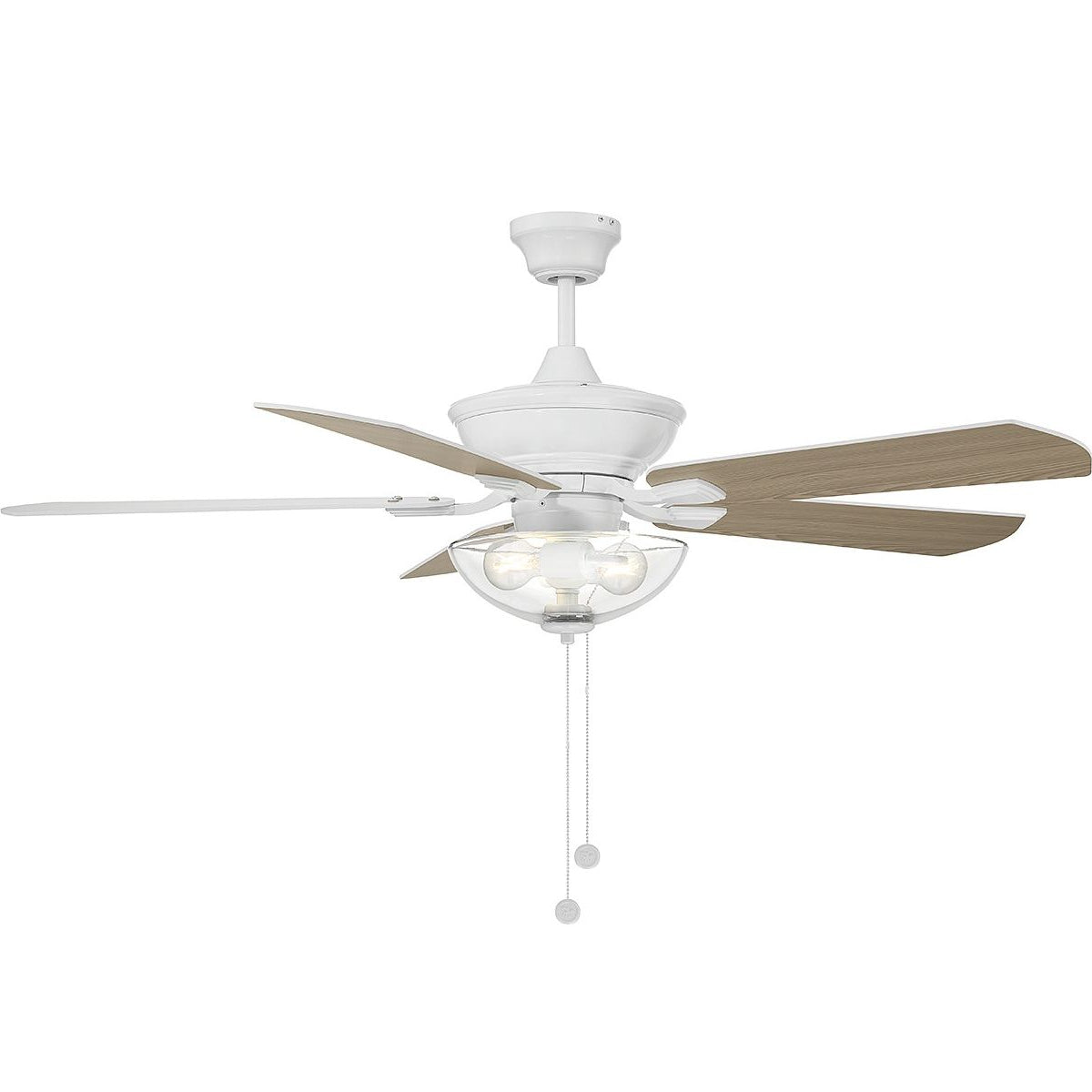 Meridian M2026WHRV 52" Outdoor Ceiling Fan in White