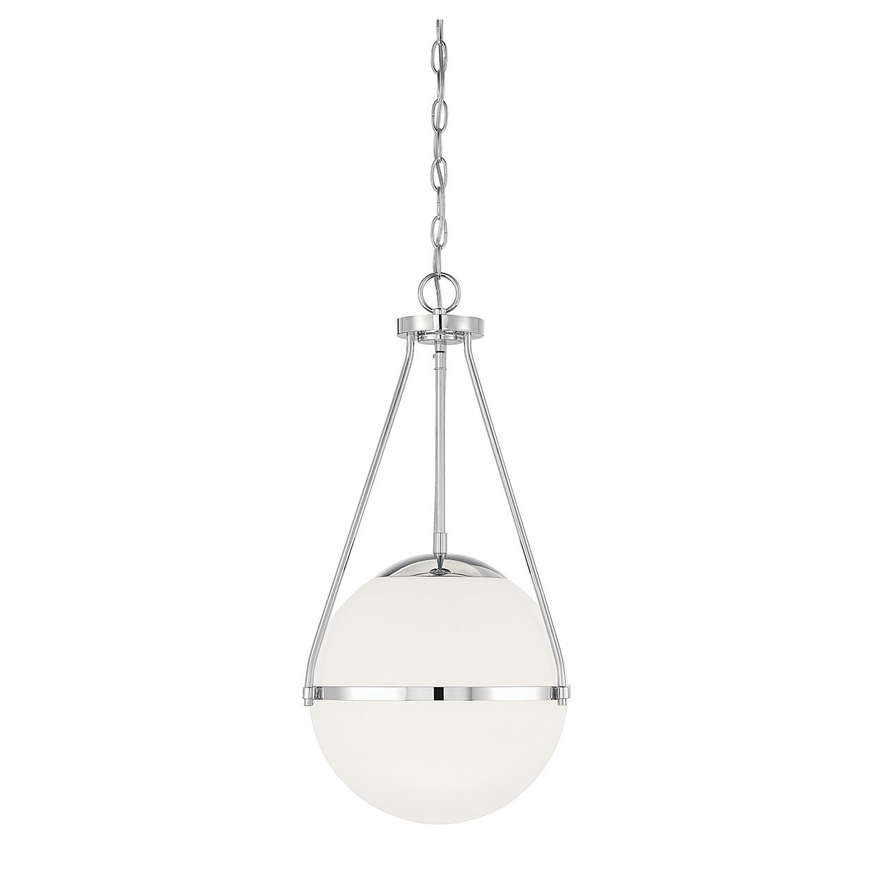 Meridian M7025CH One Light Pendant in Chrome