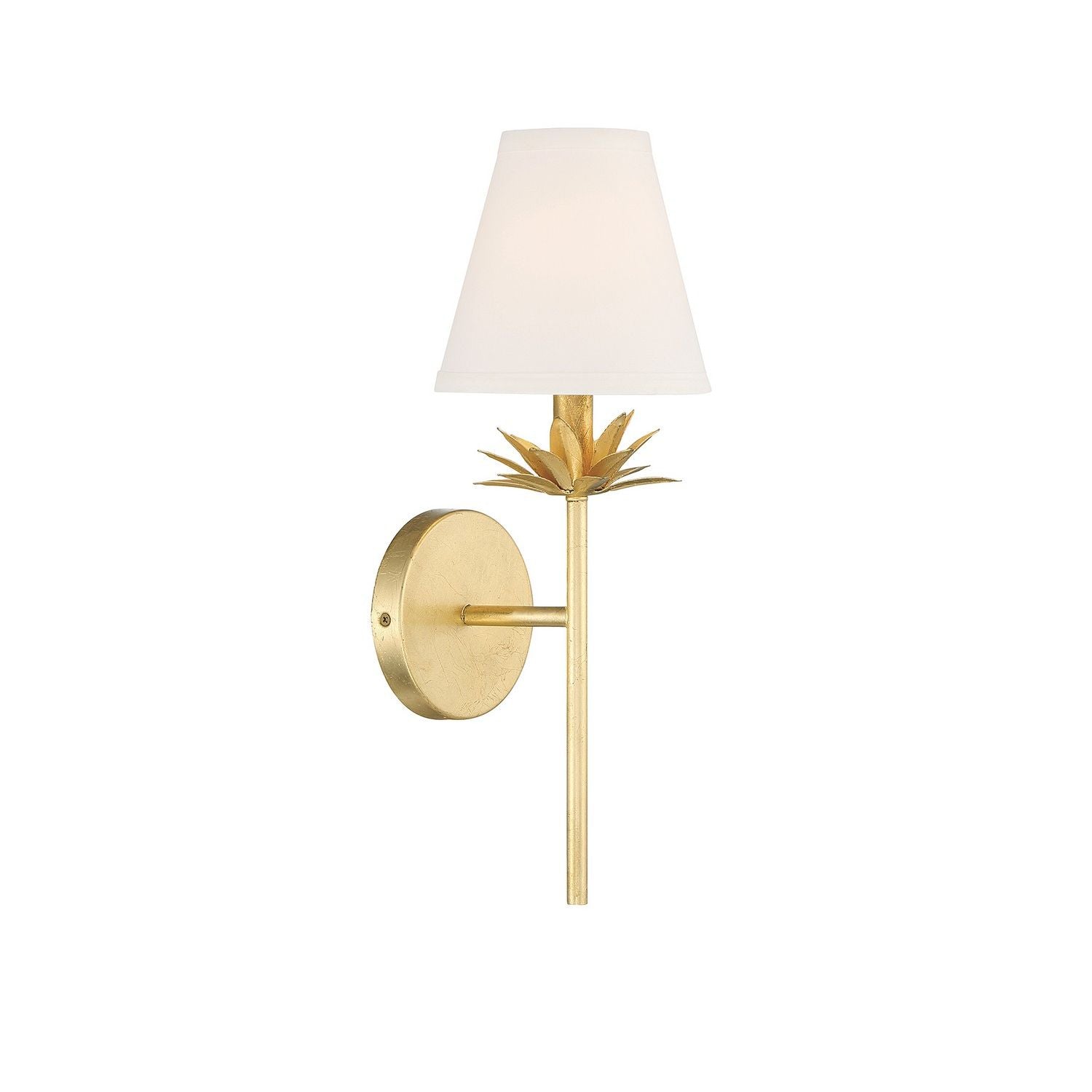 Meridian M90077TG One Light Wall Sconce in True Gold