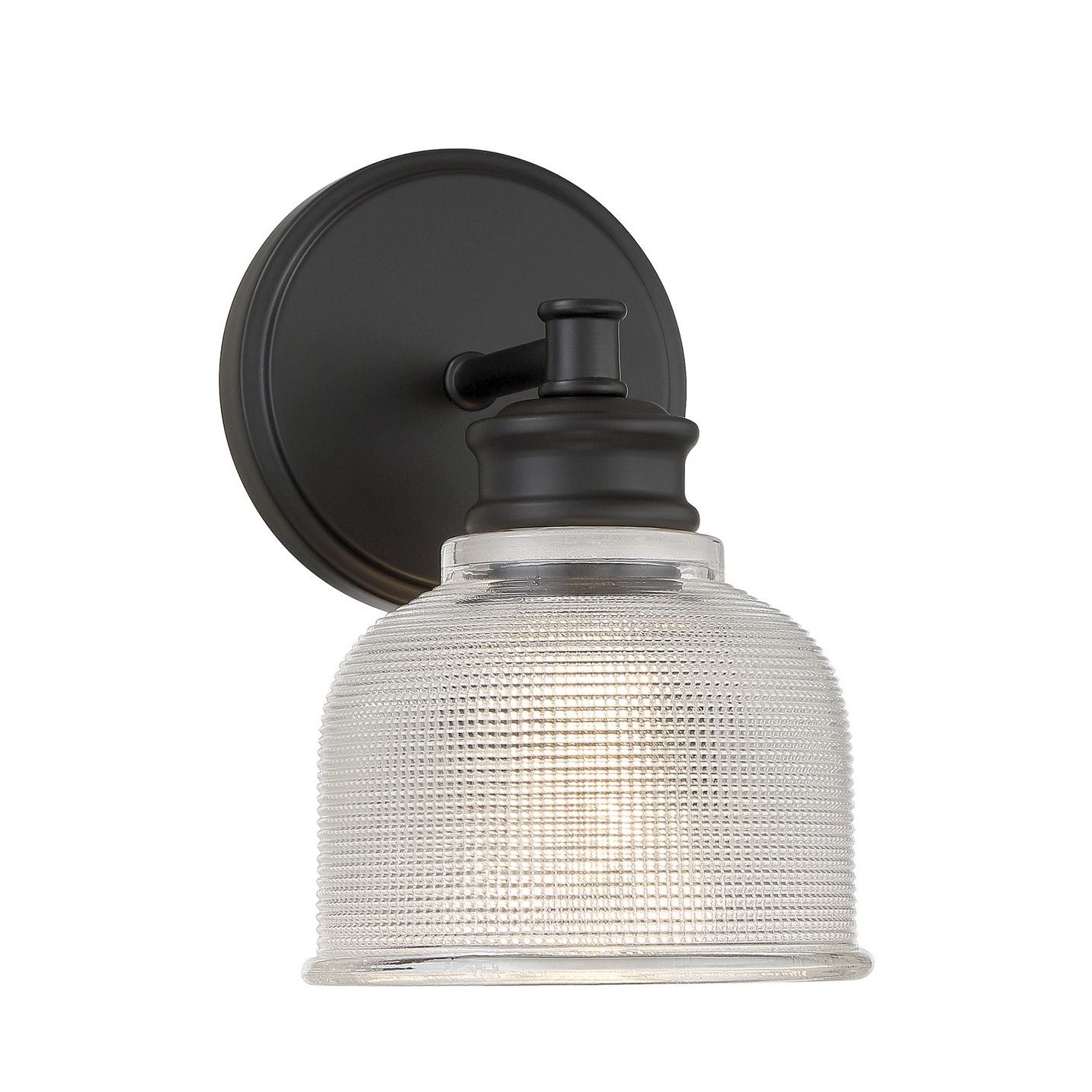 Meridian M90093MBK One Light Wall Sconce in Matte Black