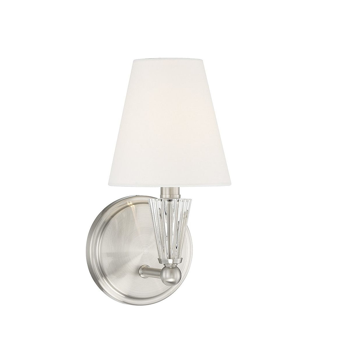 Meridian M90102BN One Light Wall Sconce in Brushed Nickel