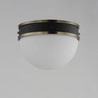 Maxim Lighting - Duke Flush Mount - 12419SWBKWBR - Canada Light Shop