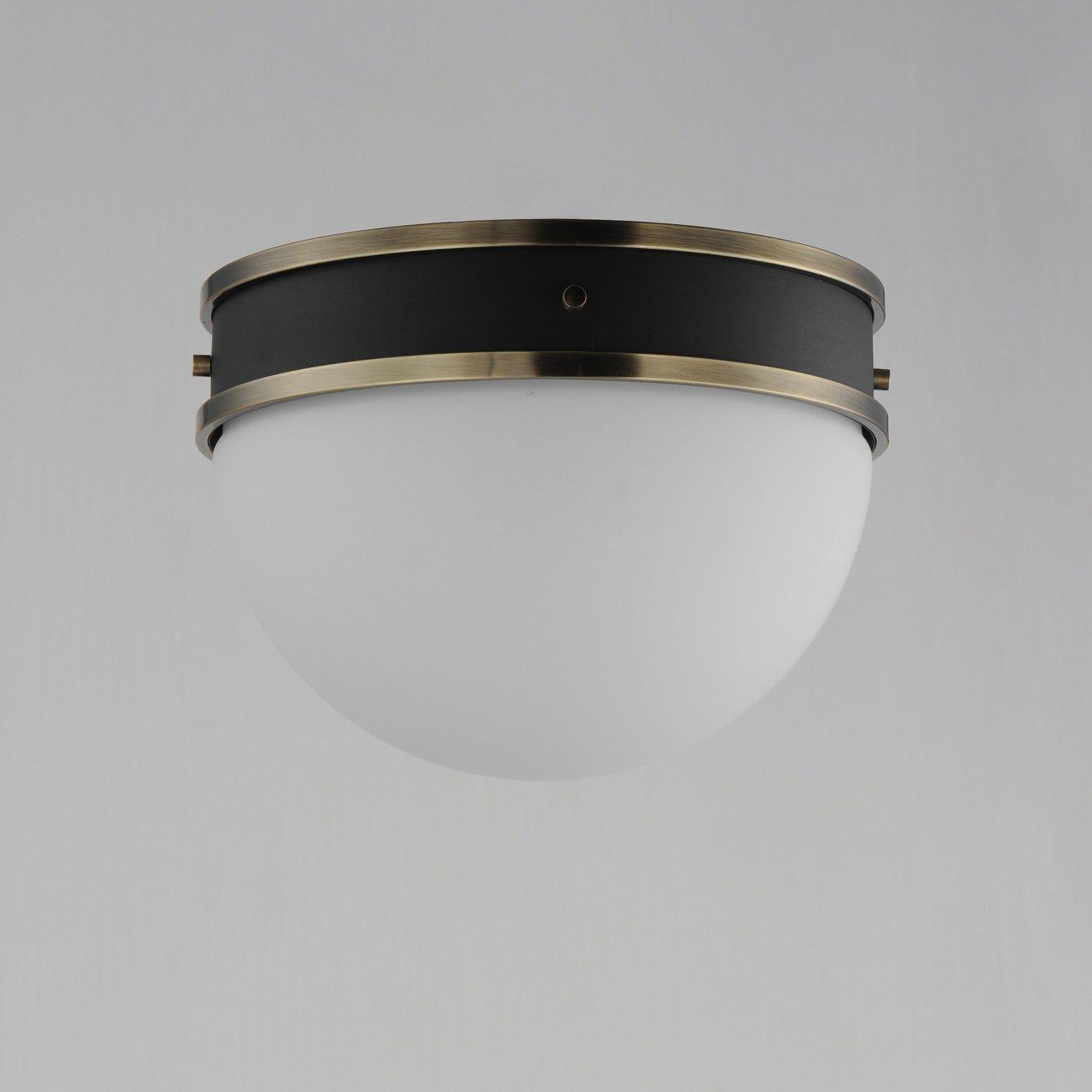 Maxim Lighting - Duke Flush Mount - 12419SWBKWBR - Canada Light Shop