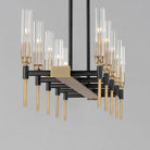 Maxim Lighting - Flambeau LED Linear Chandelier - 16127CLBKAB - Canada Light Shop