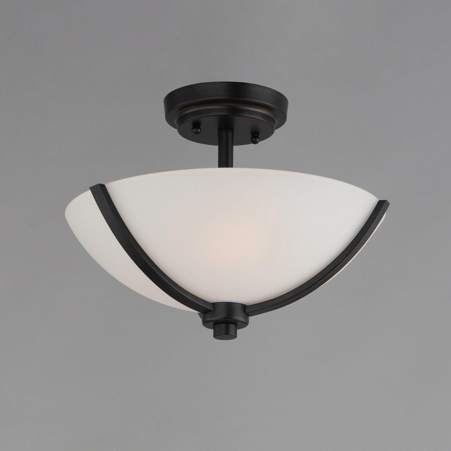 Maxim Lighting - Deven Semi Flush Mount - 20031SWOI - Canada Light Shop