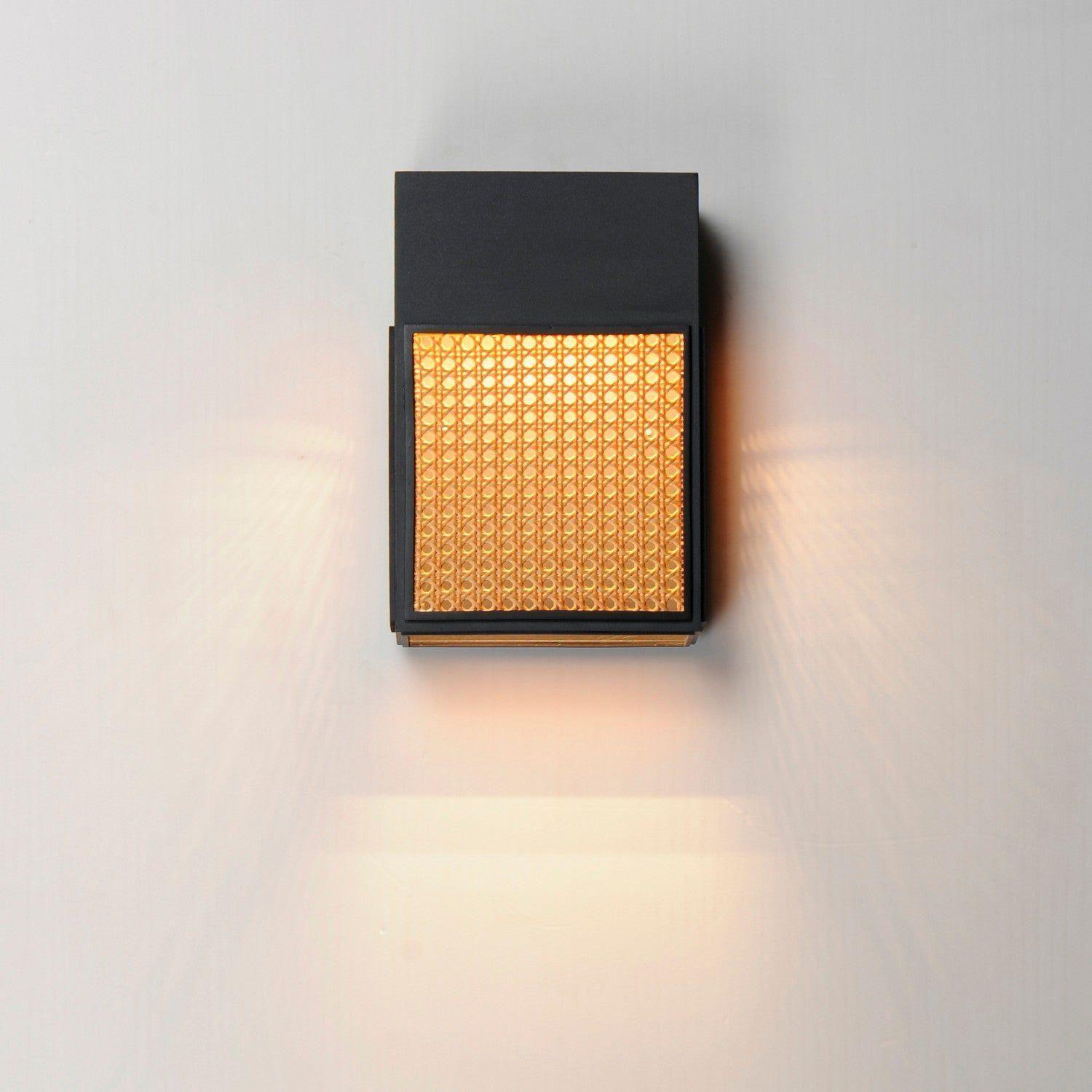 Maxim Lighting - Lattice LED Outdoor Wall Sconce - 54802BK - Canada Light Shop