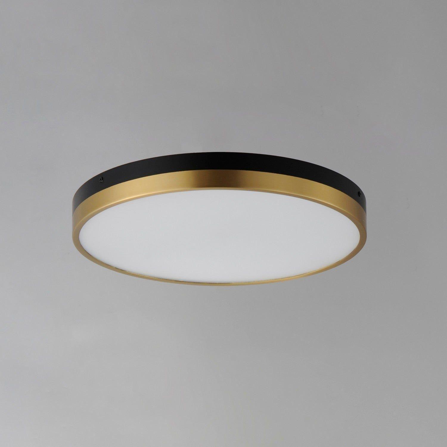 Maxim Lighting - Dapper LED Flush Mount - 59702WTBKAB - Canada Light Shop