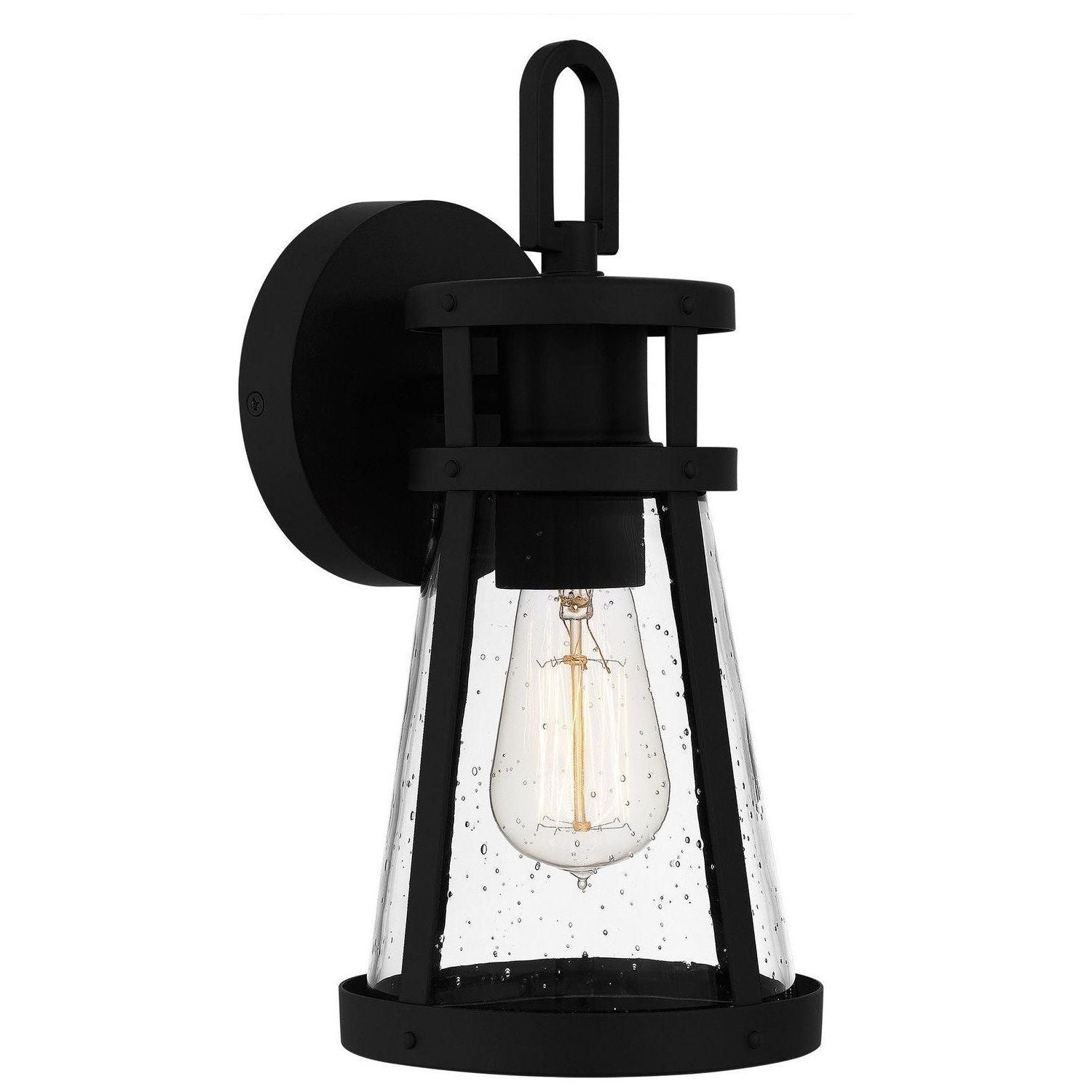 Quoizel - Barber Outdoor Wall Mount - BAB8406MBK - Canada Light Shop