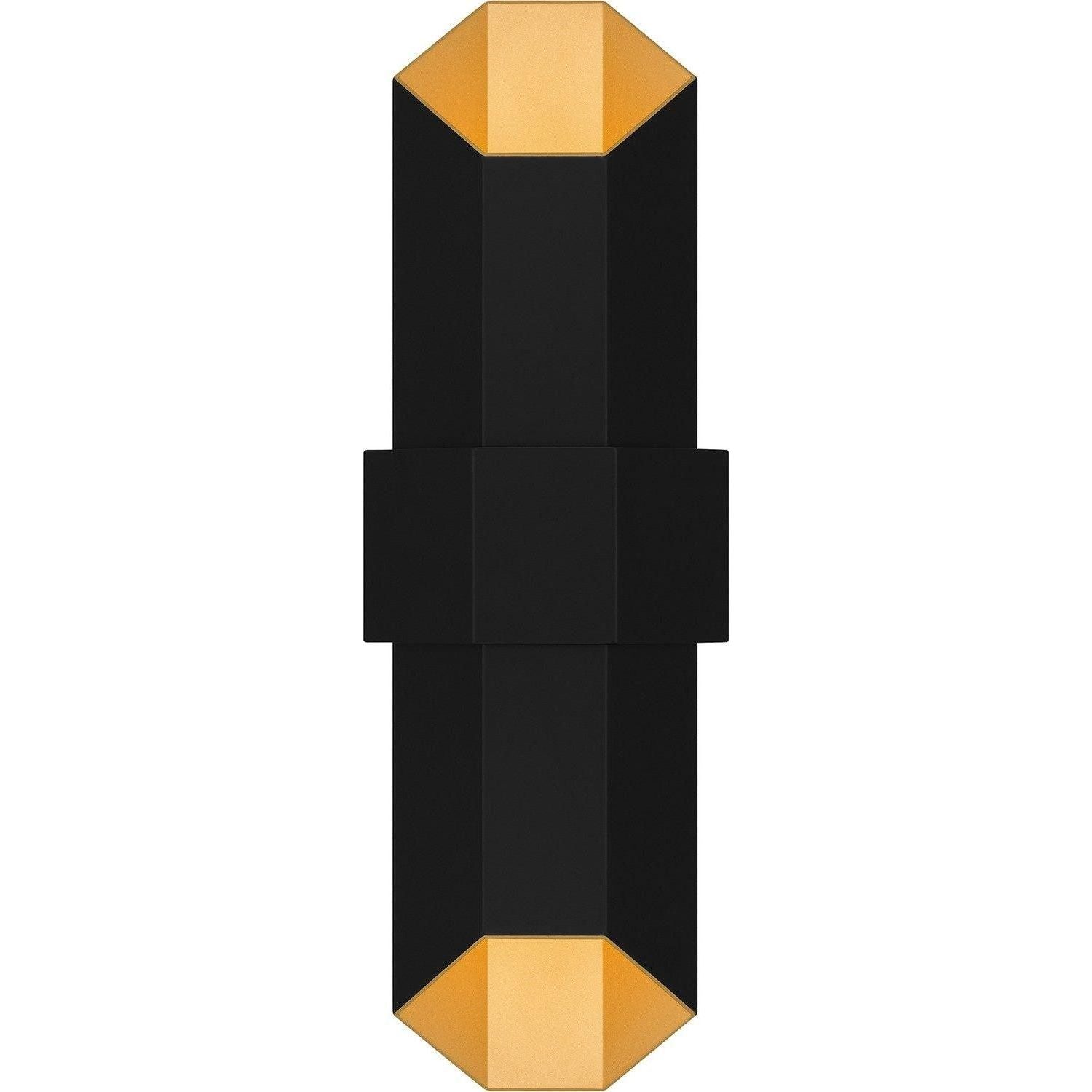 Quoizel - Chasm LED Outdoor Wall Mount - CHS8407MBKG - Canada Light Shop