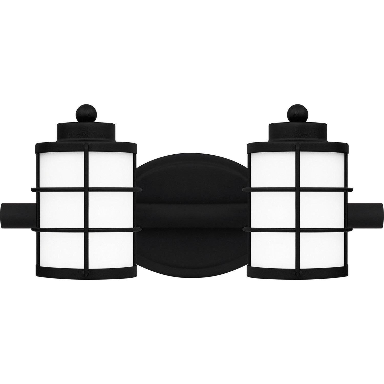 Quoizel - Hazlett Vanity Light - HZT8615MBK - Canada Light Shop
