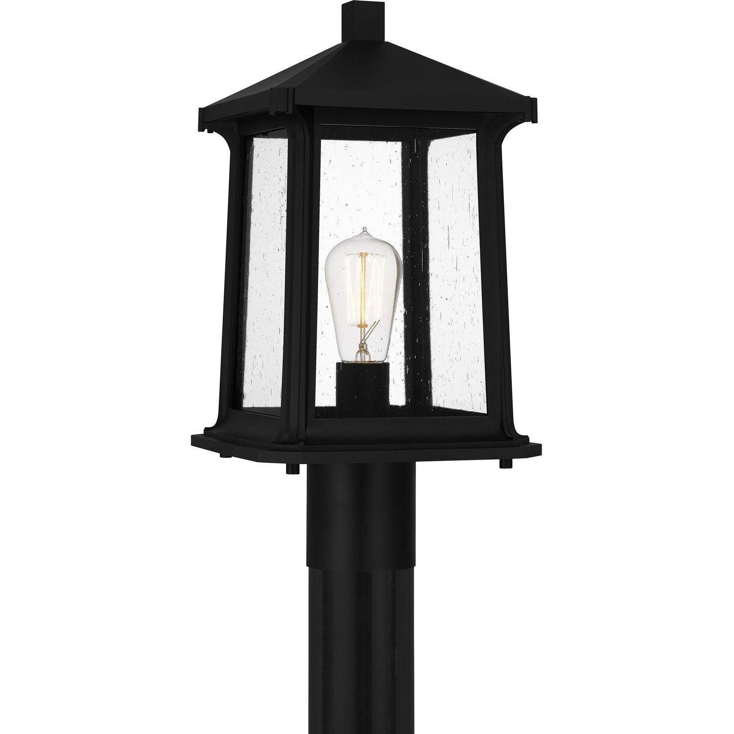 Quoizel - Satterfield Outdoor Post Mount - SAT9009MBK - Canada Light Shop