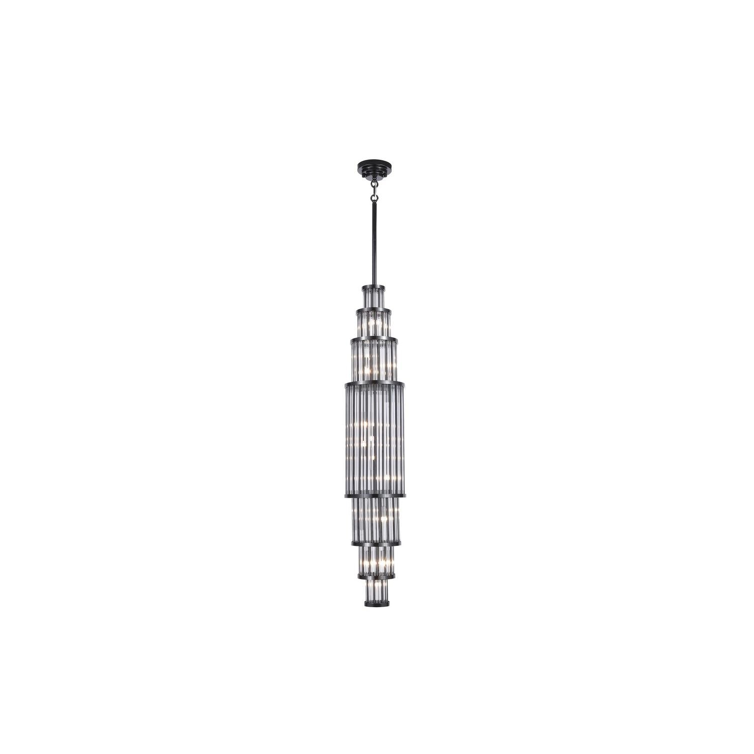 Avenue Lighting - HF1925-GM - LED Pendant - Waldorf - Polished Gunmetal