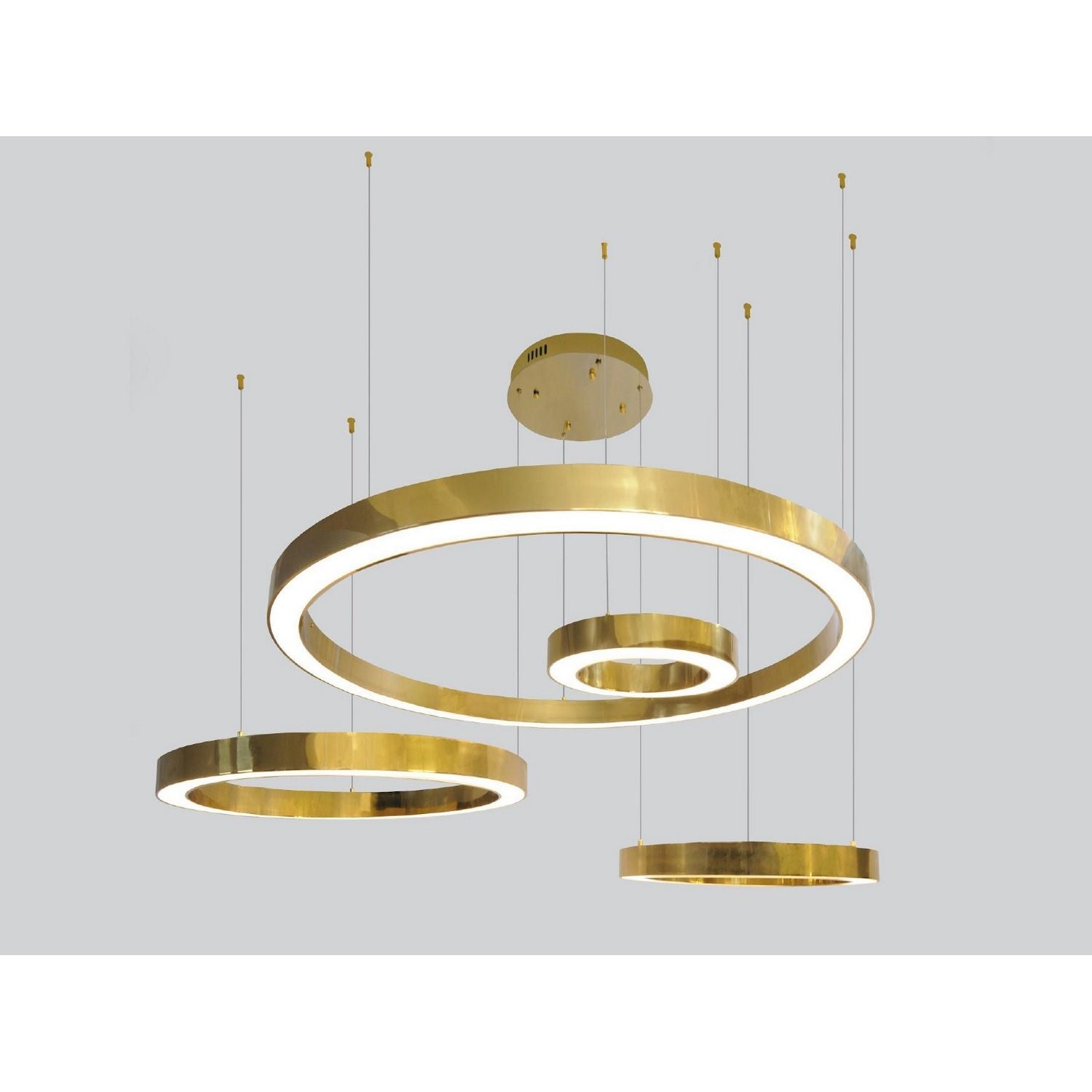 Avenue Lighting - HF4444-PB - LED Chandelier - Aria - Polished Brass